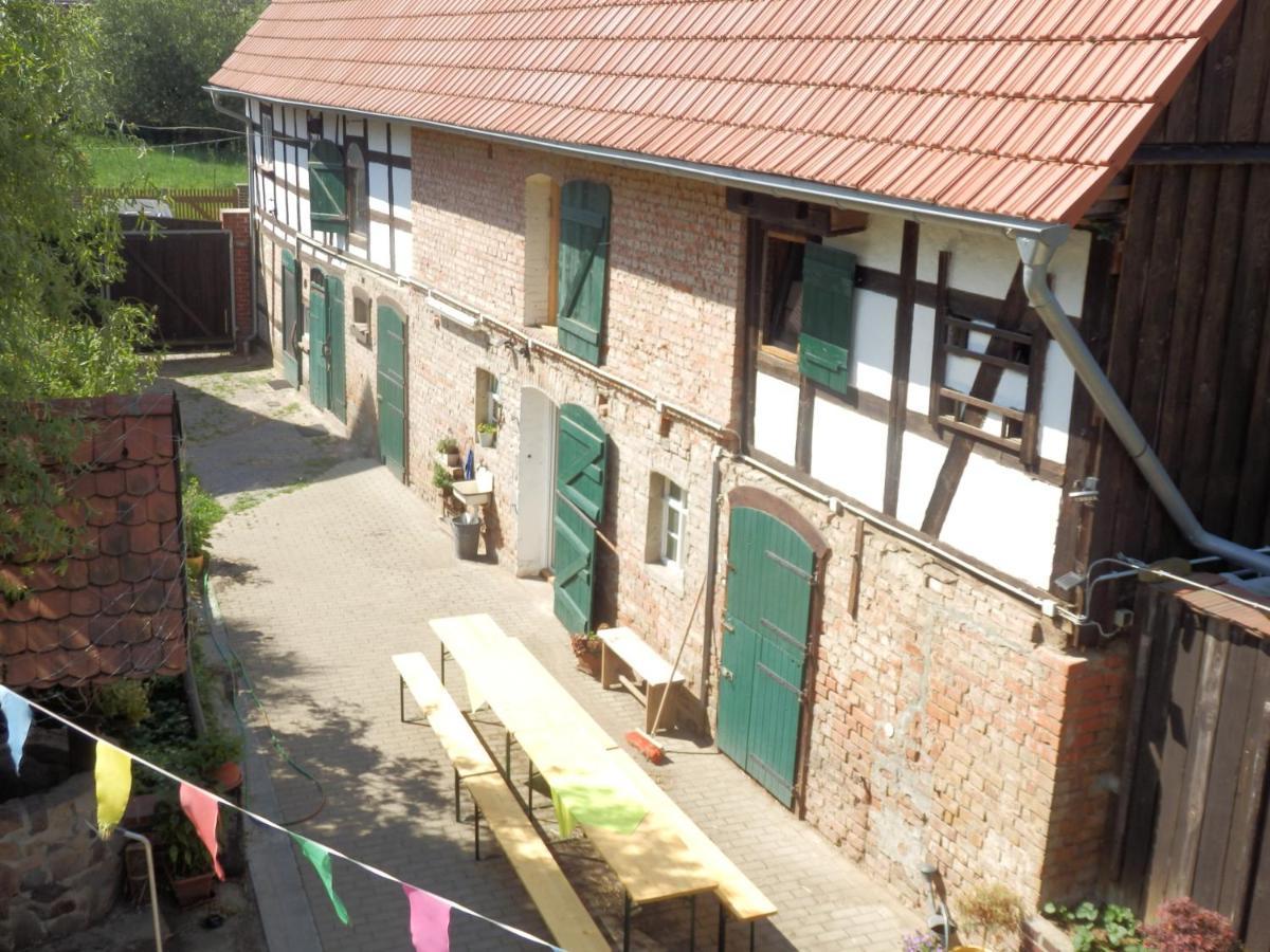 Ferienhof Gruene Kuh Elsteraue ภายนอก รูปภาพ